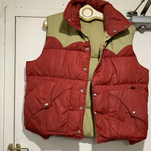VINTAGE LWL SPORT CHIEF CANADA DOWN FEATHER PUFFER VESTS SIZE L - Picture 2 of 8